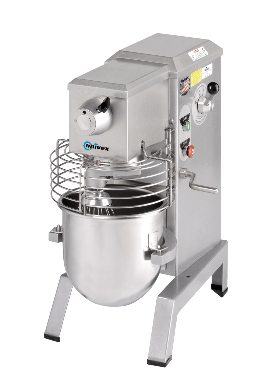 Univex SRMF20 20 qt Planetary Mixer - Floor Model, 1/2 hp, 115v