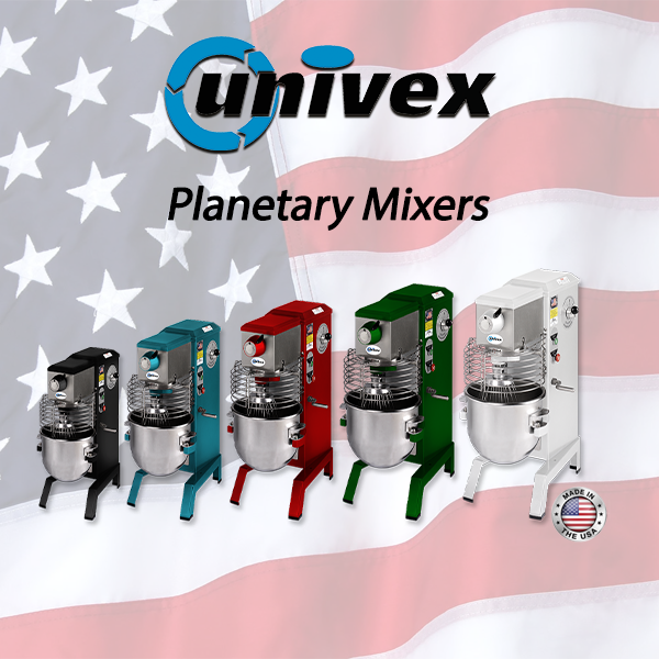 Univex Corporation - Manufacturer of commercial quality mixers, slicers,  dough processors and prep equipment