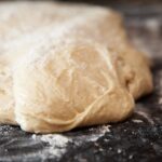 Dough on a counter